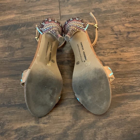 Cute Chinese laundry multicolored heels - Picture 5 of 6